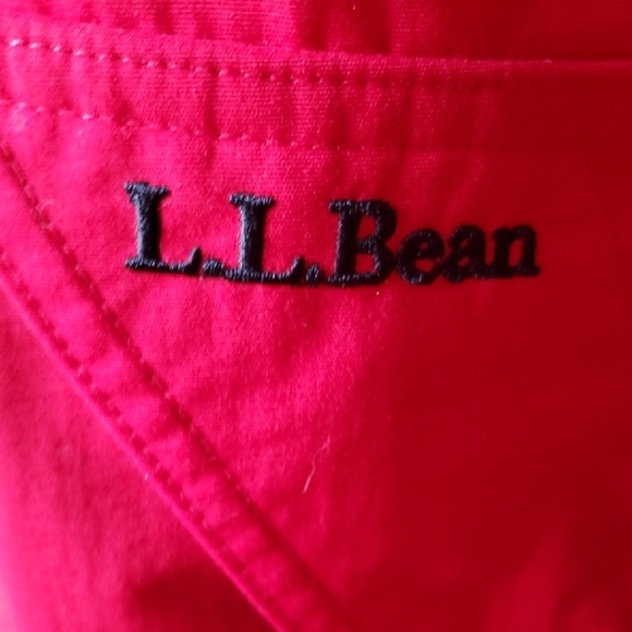 L.L. Bean Red and Black Ski Jacket Weather-Resistant Quilted Design - Picture 7 of 16